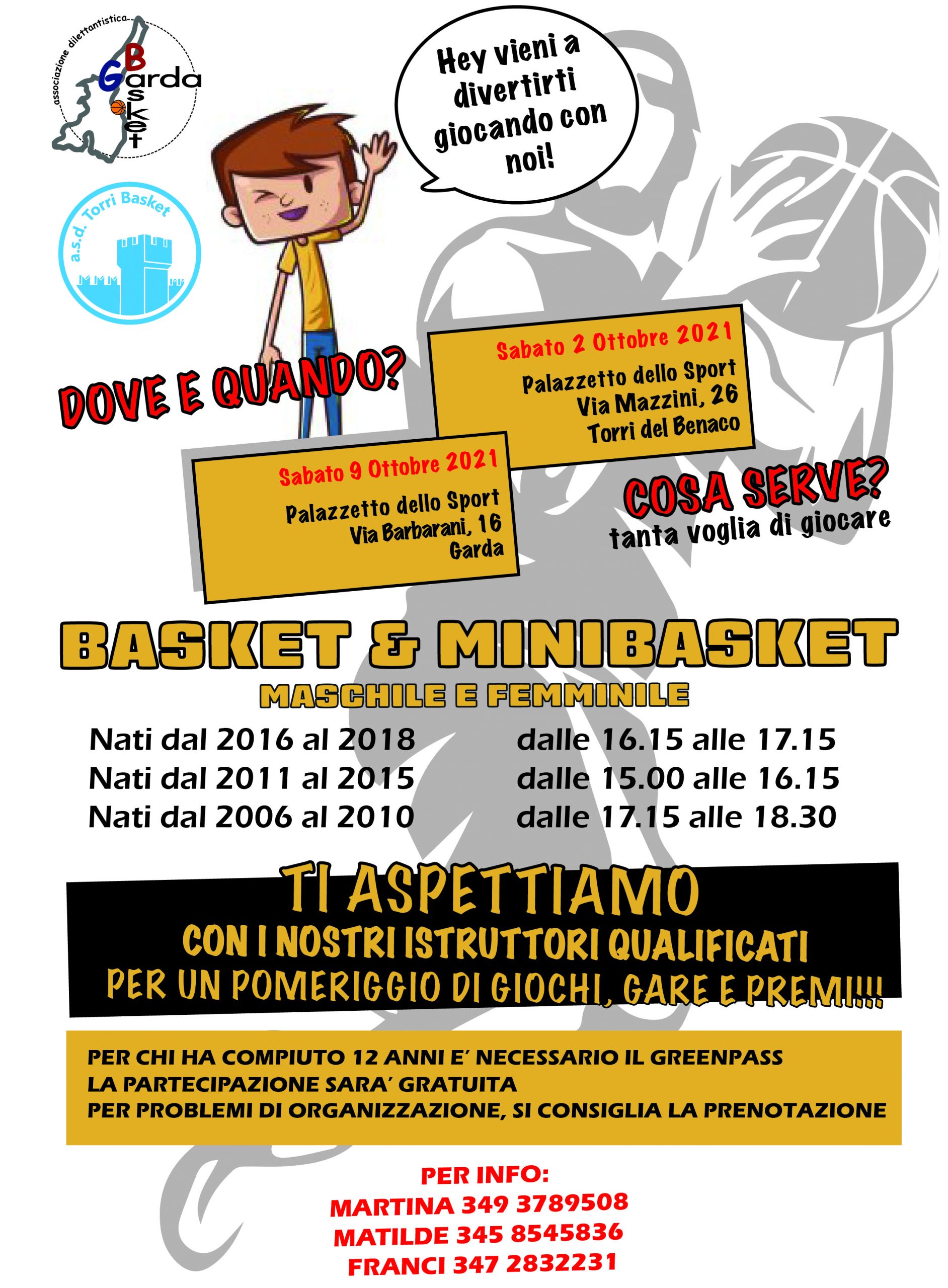 OPEN DAY BASKET E MINIBASKET